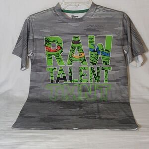 Nickelodeon TMNT "Raw Talent" Gray T-Shirt‎